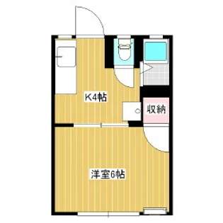 フォーブルM.S.K【2階】の間取り