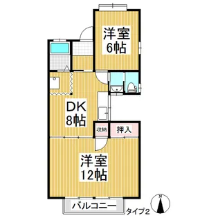 ホームウィズペット【2階】の間取り