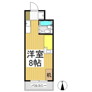 パークサイドしんこう【2階】の間取り