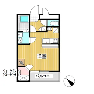 レオパレスクレールⅡ【3階】の間取り