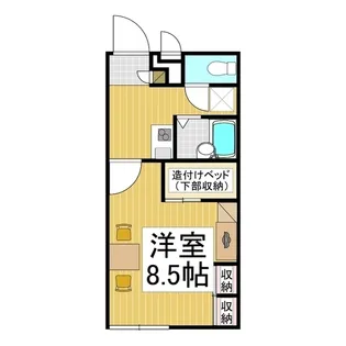 レオパレスグリーンパーク【1階】の間取り