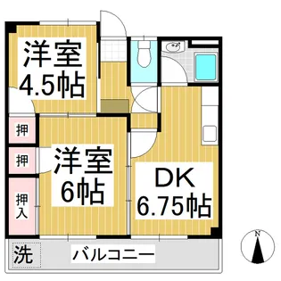 ニューマンション冨沢【3階】の間取り