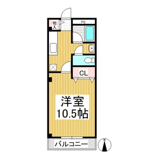 サンパレス本藤 B棟【3階】の間取り