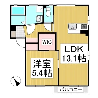 フレグランス北田【1階】の間取り