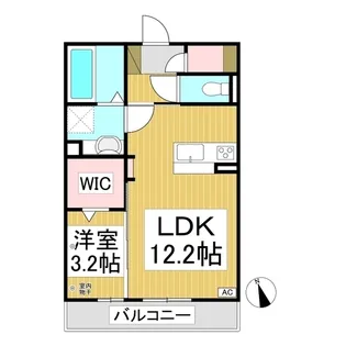 ラ・フェリーチェ【2階】の間取り