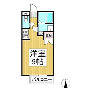 ローズハイツマチダB【3階】の間取り