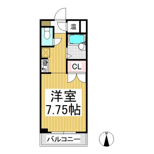 エメラルドグレイスA棟(3階建て)【2階】の間取り