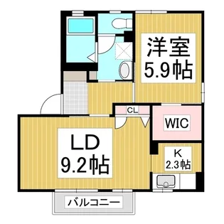 パストラル C棟【2階】の間取り