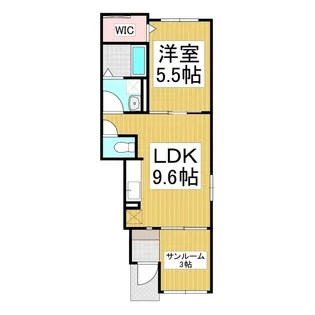 パープル テラス【1階】の間取り