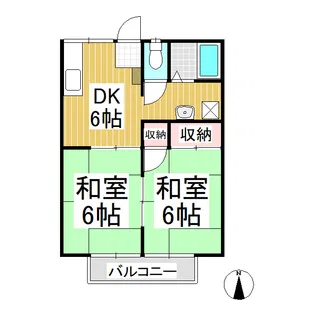 メゾン太子町【2階】の間取り