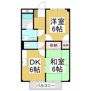 サープラスさやか【2階】の間取り