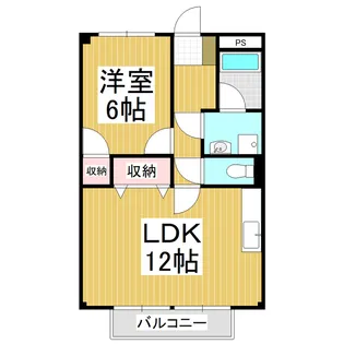 Surplus Two塩原A【1階】の間取り