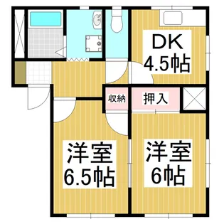 フレグランス知床【1階】の間取り