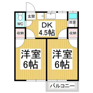 フォーブルONE【2階】の間取り