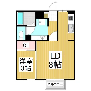 幸ー歩1024 C【1階】の間取り