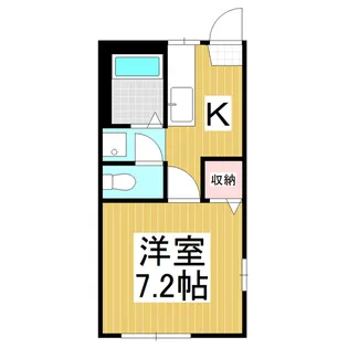 フレグランス 西林 B棟【1階】の間取り