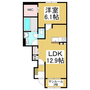 ソッフィオーネⅠ【1階】の間取り