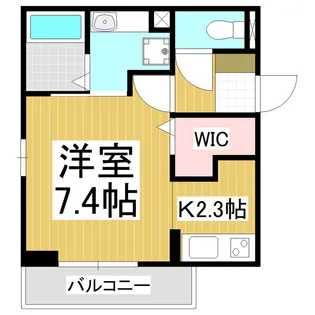 レセーナ幸町【2階】の間取り