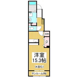 Arcadia優【1階】の間取り