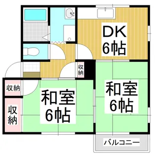 フレグランス信濃【2階】の間取り