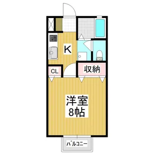 ハイツルミーナ【2階】の間取り