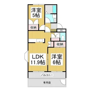 ビアン・シャトレーン【2階】の間取り