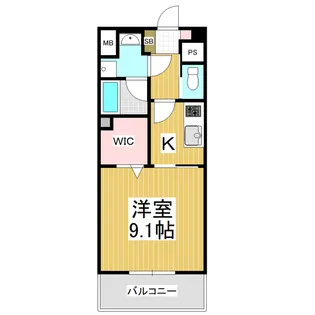 コンフォーティア広丘野村【4階】の間取り