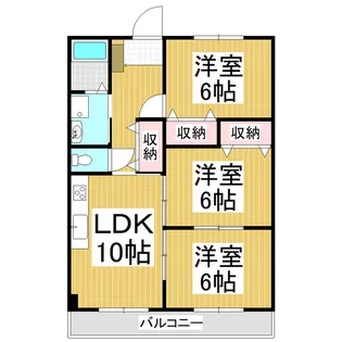 レジデンスYAMAKICHIⅡ【3階】の間取り