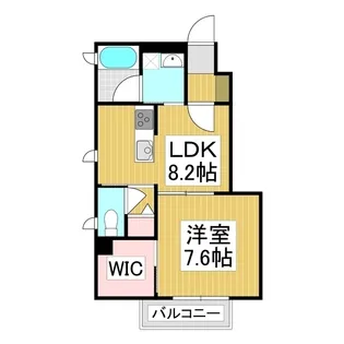 アルプスハイツ【1階】の間取り