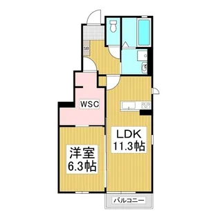 Grande広丘 C棟【1階】の間取り