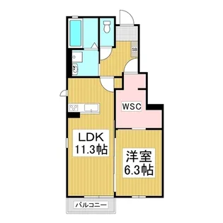 Grande広丘 C棟【1階】の間取り