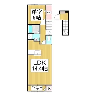 ルミエール赤羽【2階】の間取り
