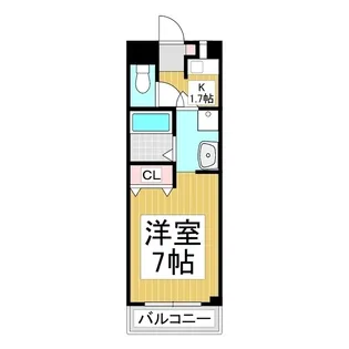 プレスタンテ【5階】の間取り