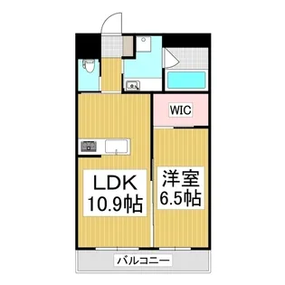 マンションブロッサム【3階】の間取り