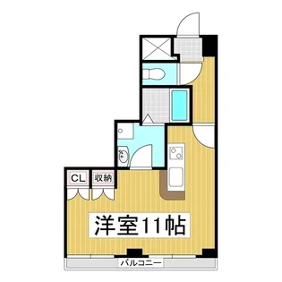 Well塩尻【201号室】の間取り