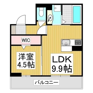 Mels court【3階】の間取り