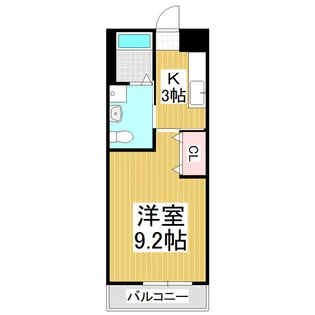 ハイムあきつ【2階】の間取り