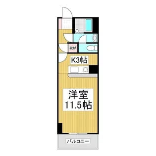 プチモンド諏訪レイク (306)【3階】の間取り
