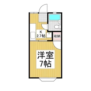 ドミールD【1階】の間取り