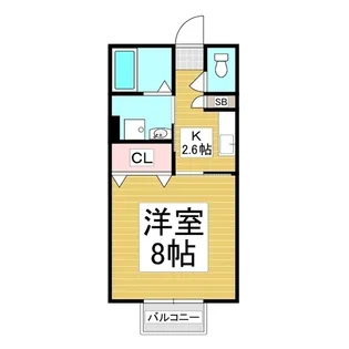 ライムシャワー【1階】の間取り