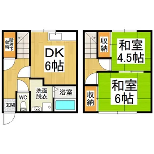 アルプス荘【1階】の間取り