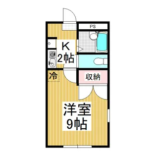 メイプル山岸【2階】の間取り
