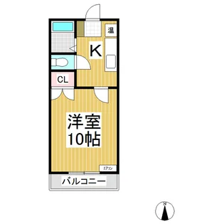 スコラハウスS【1階】の間取り