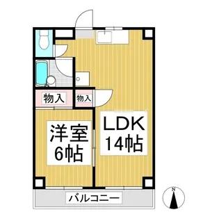 コーポひまわり【2階】の間取り
