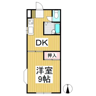ルミネK 北棟【2階】の間取り