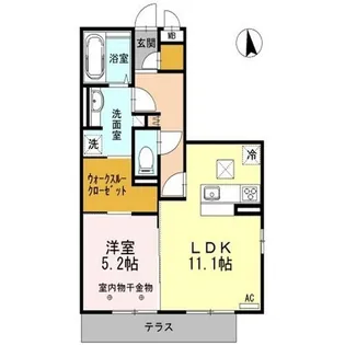 ラ・メゾン ブリエ【3階】の間取り