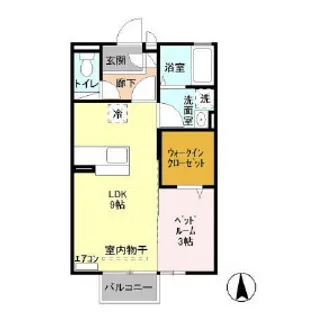 CASA TANAKA【1階】の間取り