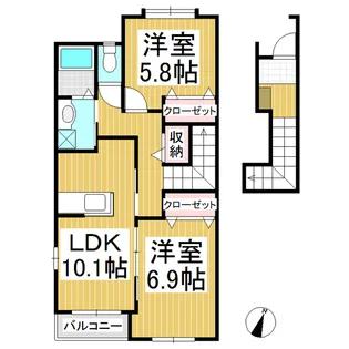 スターランズ・大塚【2階】の間取り