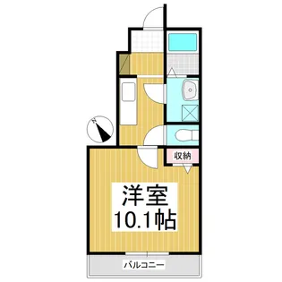 メルヴェール・大塚【1階】の間取り