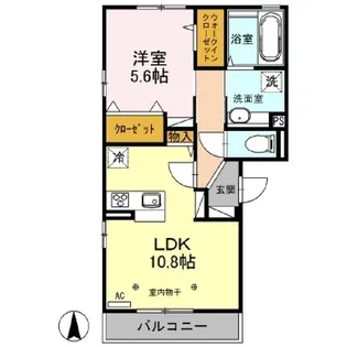 モン・シャトー【2階】の間取り